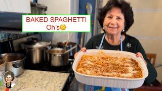  Baked Spaghetti Pasta #baked #pasta #cheese