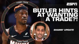 Jimmy Butler HINTS at wanting OUT from Heat?!  Shams' insight on a possible move  | First Take