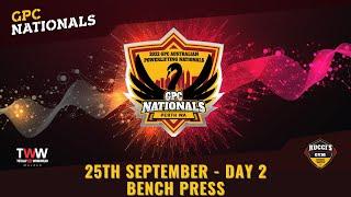 2022 GPC Australian Powerlifting Nationals - Day 2 - Bench Press