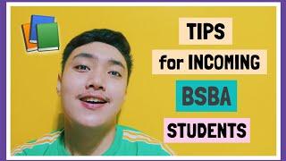 TIPS FOR INCOMING BSBA STUDENTS | Part 1 // Paulo Mesina VLOGS