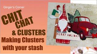 Making Clusters with Your Stash | Christmas Embellishments | DIY Embellishments from Scraps