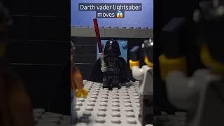 Darth vader uses lightsaber | lego short