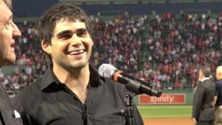 Boston Song Boys Sing Anthem at Fenway - Ford Night 9.19.13