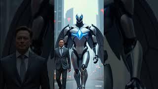 Elon musk with the tesla robot  #shorts #ytshorts #elonmusk #tesla