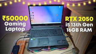 Top Gaming Laptop Under 50K - RTX 2050, i5 13th Gen, 16GB RAM