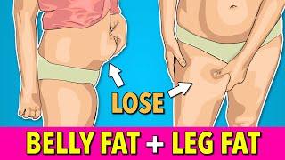 Lose Stubborn Belly Fat and Leg Fat – Exercise at Home