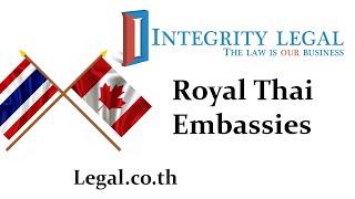 The Royal Thai Embassy in Ottawa, Ontario, Canada