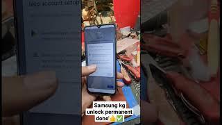 Samsung M11 kg unlock 