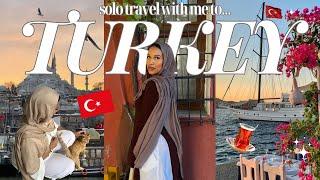 SOLO TRAVEL TO ISTANBUL TURKEY  exploring the city, hijab shopping, thrifting, best cafés + more!