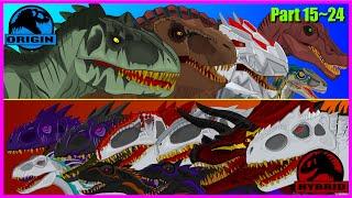 (Cartoon movie)Armored Dinosaurs Against Hybrid Dinosaurs' Invasion of Jurassic World(part15~24)