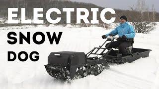 Electric Snowdog | electric snowmobile