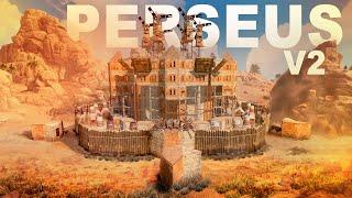 The Perseus V2 / Clan Base / 6 Bunkers / Open Core / Wide Gaps / Mini China Wall / RUST 2022