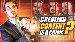 Creating content is a crime now