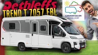 FAMILIEN lieben diesen Grundriss!  | Dethleffs Trend T 7057 EBL | Caravan Salon Düsseldorf 2024