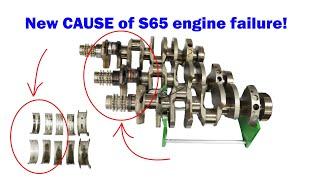 BMW M3 S65 MAIN BEARING FAILURE! Rod bearings trumped by main bearings.