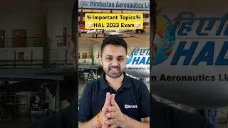 Important Topics for HAL 2023 Exam | HAL Recruitment 2023 #byjusgate #hal2023