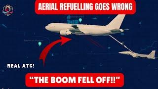 KC-46 and F-15E Aerial Refueling Mishap: Intense emergency ATC Recording!