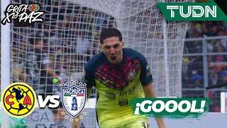 ¡El Azteca es un volcán! Diego Valdés anota | América 1-0 Pachuca | Grita México C22 - Semis | TUDN