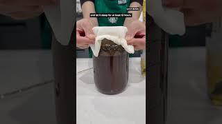 How to make cold brew with a mason jar