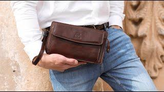 Full-Grain Leather Clutch Purse - Decameron | Time Resistance Official Video