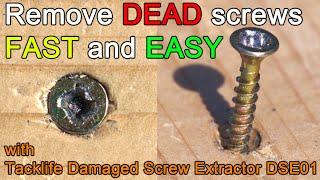 Unboxing TACKLIFE Damaged Screw Extractor DSE01