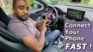 Wirelessly connect your phone to a car FAST!