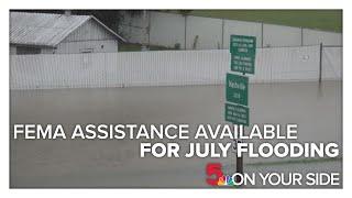 FEMA assistance available following July flooding in Washington and St. Clair counties