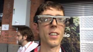 Kurztest Google Glass und Epson Moverio BT-200 auf #rp14