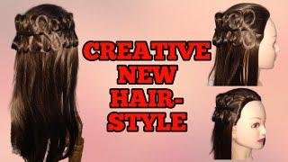 Creative new hairstyle 