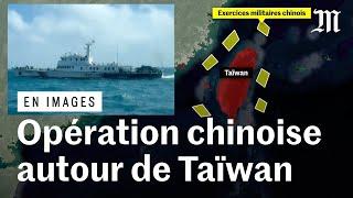 La Chine mène des manœuvres militaires autour de Taïwan