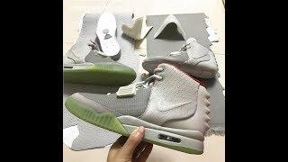 God Air Yeezy 2 Wolf Grey/ Pure Platinum Real materials Limited Pairs