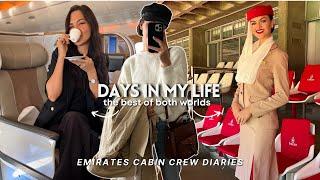 Emirates Cabin Crew Vlog | Layover in Nice + Traveling A380 Business Class | Coffee Dates in Dubai!