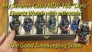 My Seventh Casio MDV-106 (Duro or Marlin) Diver Style Watch!