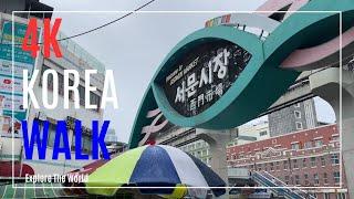 【4K】 Korea Walk - Seomun Market, the largest traditional street market in Daegu