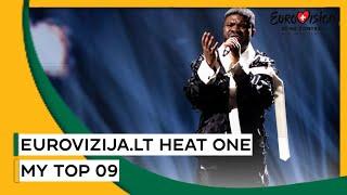 Eurovision 2025  | Eurovizija.LT 2025 Heat One - My Top 09 