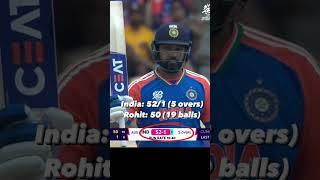 India:52/1(5 overs) Rohit Sharma 50(19balls)#cricket#short  #lover #video