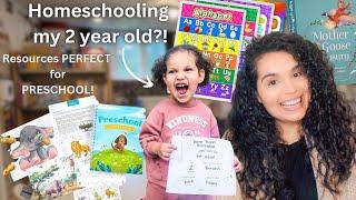 How I Homeschool my 2 Year Old | Learning through Play | Simple and Easy Preschool Resources |