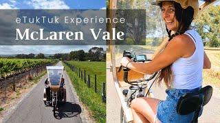 eTukTuk Journey Through McLaren Vale: Wine, Food, and Fun!