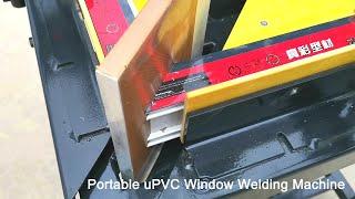 How to make upvc Window | Portable uPVC Window Welding Machine