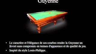 Table de Billard  Modèles Moderne Chevillotte