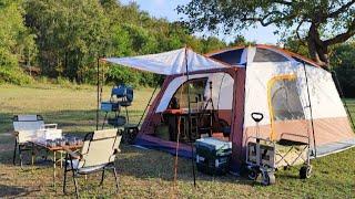 CAMPING IN THE COMFORT OF HOME WITH NEW EQUIPMENT