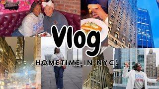 HOME TIME VLOG PART 1: GETTING MY HAIR DONE, DINNER WITH MY LITTLE SISTER, THE STREETS OF NYC!