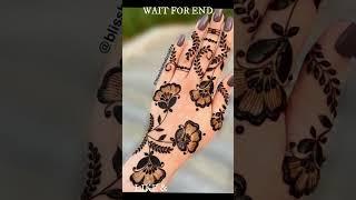 Instagram trending Mehandi design  #youtubeshorts #mehdi#henna #sorts #viralvideo #viralshorts