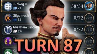 Ludwig II Is SO BROKEN In Civ 6 That I Won on Turn 87 on DEITY On STANDARD SPEED, Perfectly Balanced