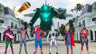 SUPERHERO's Story ||  Superheroes vs Skibidi Toilet || TeamSpiderVS