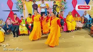 aaj behular gaye holud cover song# #dance  part 4