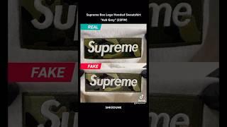 Real  Fake Supreme Box Logo Hoodie (FW23) via @SNKRDUNK_JP #supreme #streetwear #legitcheck