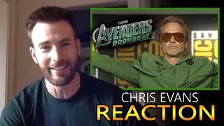 Chris Evans REACTION Robert Downey JR Dr DOOM REVEAL | DUB