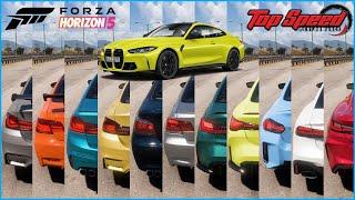 Top 32 Fastest BMW CARS  in Forza Horizon 5 | Acceleration & Top Speed Battle (All Stock)