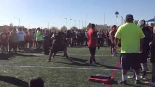 Myles Tapusoa - Pylon Football Camp (Las Vegas 2014)